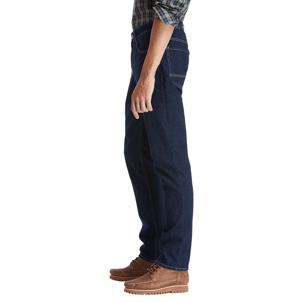 Pantaloni Timberland Barbati Bleumarin - Sargent Lake Slim Fit Denim - Romania - RKNAEC872